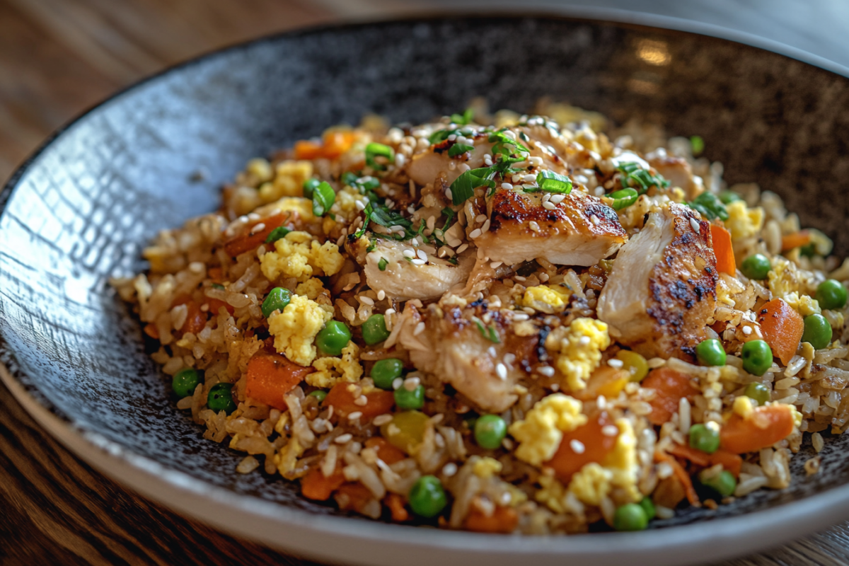 Blackstone Chicken Fried Rice Recipe