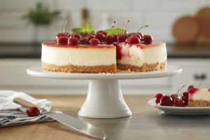 cherry cheesecake