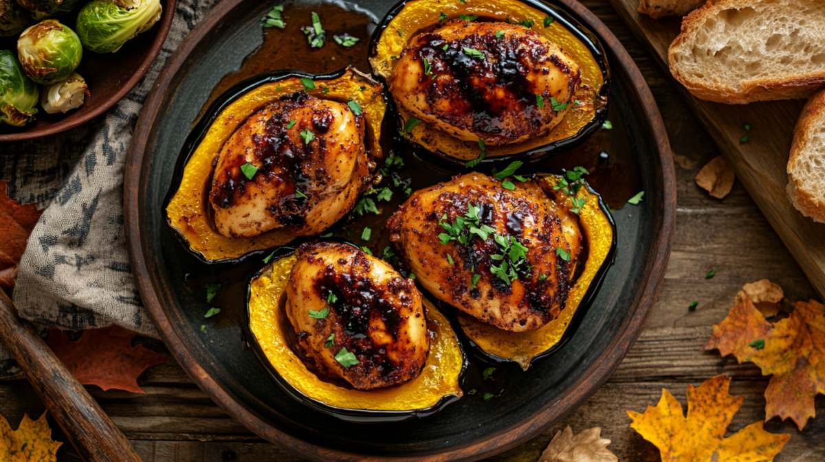 Acorn Squash Chicken Recipe