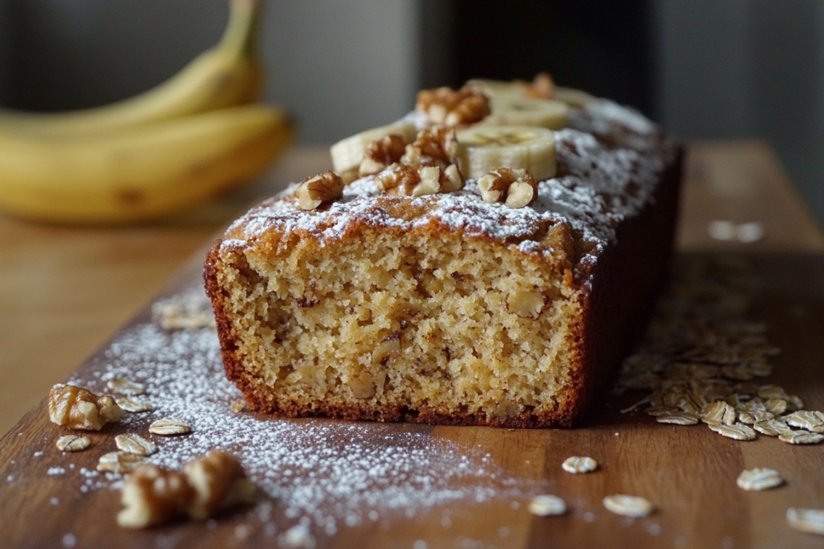 Banana Bread with Oat Flour Recipe