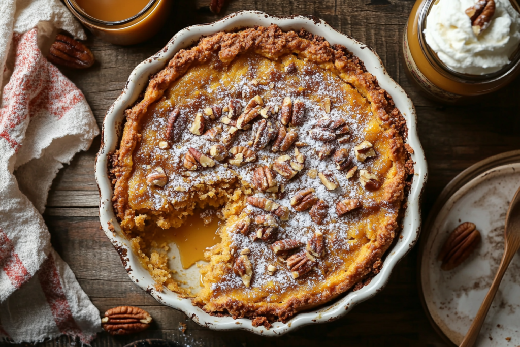 Pumpkin Dump Cake Recipe