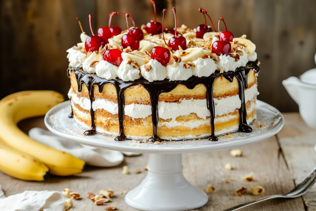 banana split cake