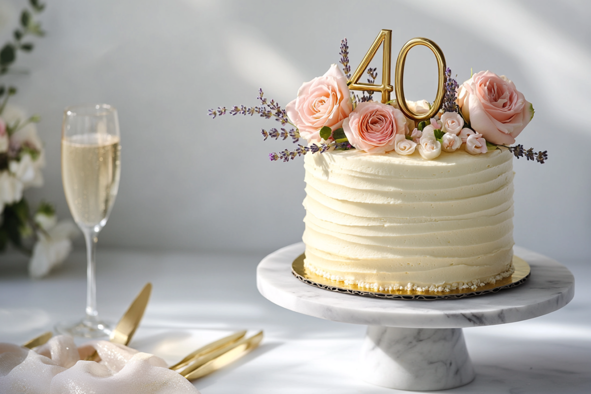 40th birthday cake ideas